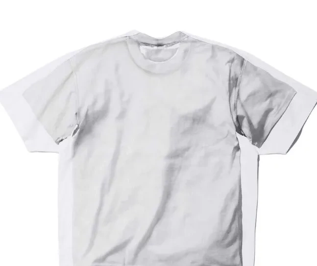 L S XL genuine sleeved M structure LOGO MARGIELA BOX 24SS white short MAISON two-piece MM6 TEE 0506